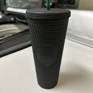 Starbucks Matte Black Studded Plastic Tumbler Limited Edition.